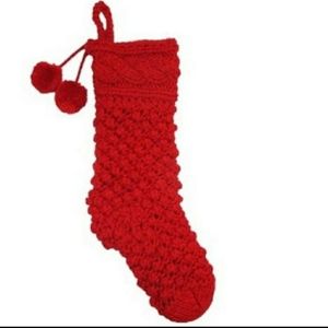 1 Wondershop 19" Hand Knit Christmas Stockings